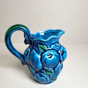 Vintage Inarco Mood Indigo Pottery Creamer